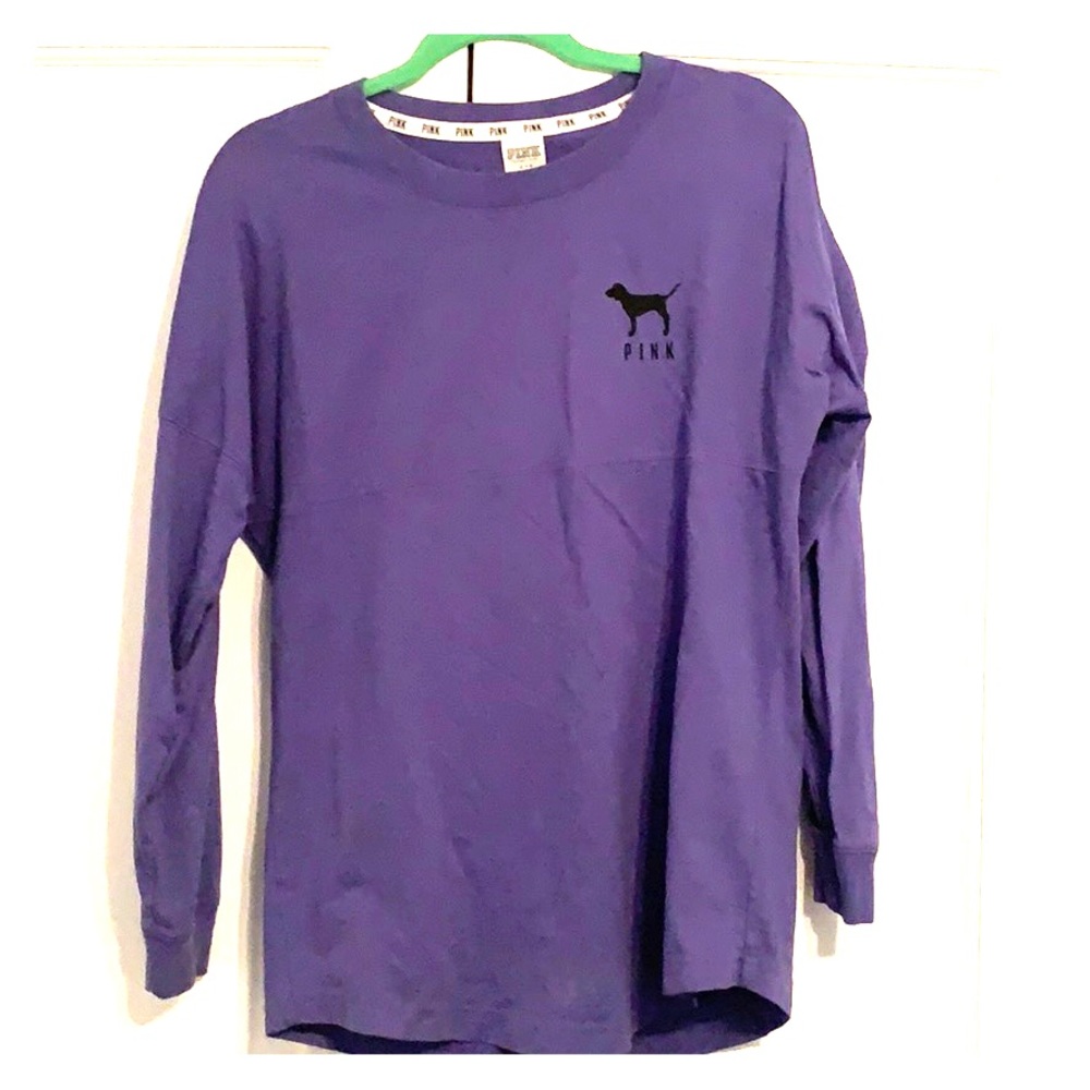 Pink long sleeve long shirt